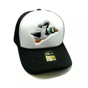 Duck Hunt XL Mesh Trucker Snapback (White/Black)